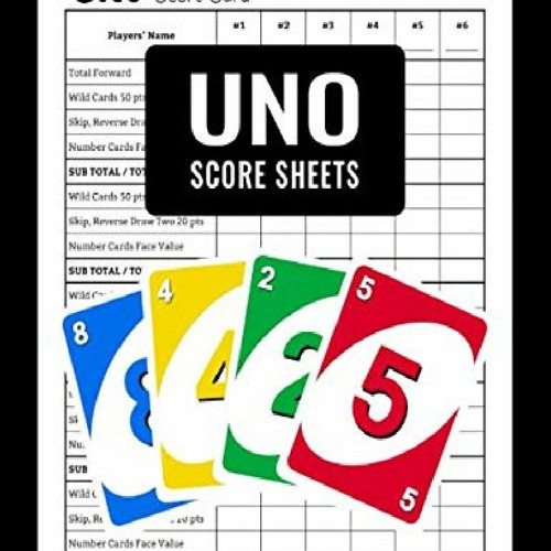 download Uno Score Sheets Get Organized Uno Game Score Card in Only One Place! Uno