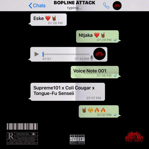 Voice Note 001(wih Supreme101 Coli Cougar & Tongue-Fu Senseii)