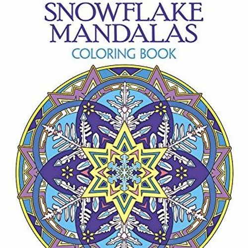 ( Ixhiv ) Creative Haven Snowflake Mandalas Coloring Book (Creative Haven Coloring Books) by Marty