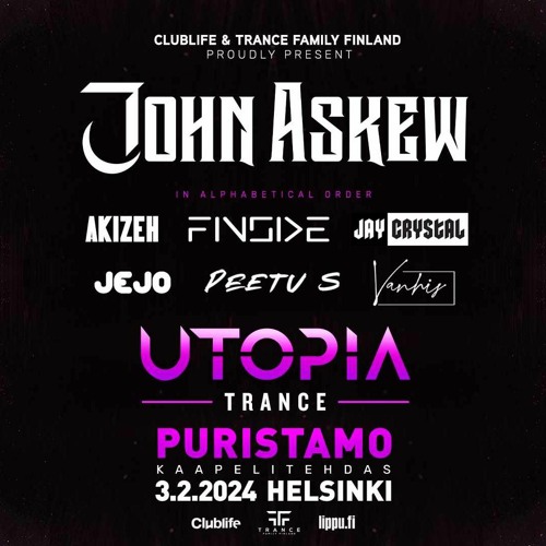 akizEh Utopia Trance w John Askew 03.02.2024 - Helsinki Finland