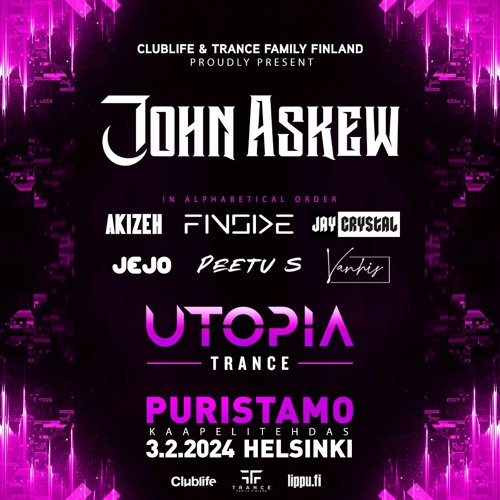 Utopia Trance - JOHN ASKEW 3.2.24 JEJO LIVE